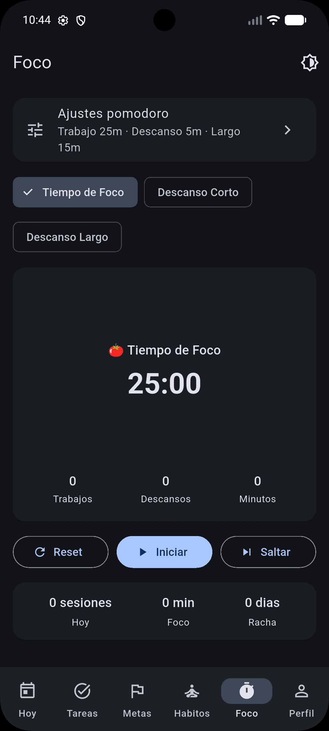 TTC - Time & Task Control screen 11